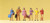 Preiser HO Scale Model Figure/People Set Teenage Passengers 6-Pack