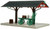 Atlas HO Scale Model Railroad Building Kit Passenger Train Station Platform