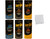 Sun-Glo FAST Mix Shuffleboard Powder Wax 6 Pack - 2 cans of Speed 1-3 + Talc Bag