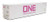 Walthers HO Scale 40' Hi-Cube Smooth-Side Reefer Shipping Container ONE Wht/Pink