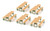 Walthers SceneMaster HO Scale Picnic Tables (5-Pack) Unpainted Plastic Kit