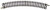 Atlas N Scale Code 80 9.75" Radius Curve Bulk Model Train Track (Single Piece)