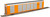 Atlas HO Scale Gunderson Multi-Max Enclosed Auto Rack BNSF Railway #694759/28520