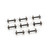 Athearn HO Scale 36" Metal Frieght Train Car Wheelset Short Axle (8-Pack)