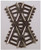 Atlas HO Scale Code 83 45 Degree Crossing Model Train Track