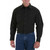 Wrangler Western Men's Long Sleeve Snap Shirt Solid Broadcloth Black Small