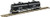 Atlas N Scale Cushion Coil Car/Round Hoods Illinois Central/IC (Blk/Wht) #299602