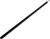 Action Rings RNG06 Jet Black with Double Silver Rings Pool/Billiards Cue Stick