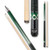Athena ATH08 Pool/Billiards Cue - Green & Black w/ Irish Design/Shamrocks