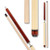 Elite ELBJC Cherry and Maple Jump/Break No Wrap 3 Piece Pool/Billiard Cue Stick