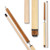 Elite ELBJZ Zebrawood & Maple Jump/Break No Wrap 3 Piece Pool/Billiard Cue Stick