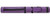 Action Brand AC22 2X2 Oval Hard Vinyl Pool/Billiard Cue Case - Textured Purple