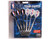 Set of 6 NBA Charlotte Bobcats Steel Tip Darts & Flights with NBA Logo