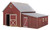 Walthers Cornerstone HO Scale Building/Structure Kit Chicken Coop and Sheds