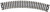 Atlas HO Scale Code 100 15" Radius Curve Bulk Model Train Track (25-Pack)