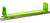 Atlas HO Scale 62' Bulkhead Flatcar Boise Cascade/MDW (Green/White) #1123