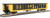 Walthers HO Scale 53' Railgon Gondola Railgon/GONX(As-Built/Black/Yellow) 310450