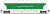 Atlas HO Scale Pressureaide Centerflow Hopper Grace Davison #59783 (Green/White)