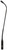 Audio-Technica U857QL Cardioid Condenser Extended Gooseneck Microphone - Black