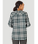 Wrangler RIGGS Workwear Women's Lightweight Flannel Plaid Shirt Green/Sage XL