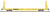 Atlas HO Scale 62' Bulkhead Flatcar TTX/TTPX (Yellow/Black Logo) #804299