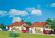 Faller N Scale Building/Structure Kit Two Suburban Homes/Houses with Garage