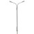 Atlas HO Scale Double-Arm Streetlight 3-Pack with Cool White LED (Gray)