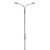 Atlas HO Scale Double-Arm Streetlight 3-Pack with Cool White LED (Gray)