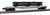 Atlas O Scale 52'6" Flatcar with Load (2-Rail) Conrail/CR (Gray/Black) #58543