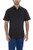 ELY Men's Short Sleeve Black Western Shirt