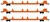 Micro-Trains MTL N-Scale CSX Rail Repair MOW Flat Car Set - Runner 3-Pack