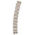 Atlas HO Scale Code 83 22" Radius Curve Bulk Model Train Track (Single Piece)