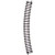 Atlas HO Scale Code 83 18" Radius Curve Bulk Model Train Track (Single Piece)