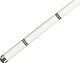 Rage RG98 Metallic White Wrapless & Braided White Rings Pool/Billiards Cue Stick