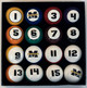 NCAA Sports Fan Michigan Wolverines Pool/Billiard Ball Full Set