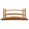 vidaXL Garden Bridge 55.1"x23.6"x23.6" Solid Firwood