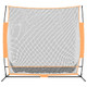 vidaXL Golf Practice Net Black and Orange 84.6"x42.1"x85" Polyester