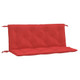 vidaXL Garden Bench Cushion Red 47.2"x(19.7"+19.7")x2.8" Oxford Fabric