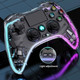 Wireless Game Controller for Ps4 Game Console Bluetooth Gamepad Joystick with Rgb Light Transparent