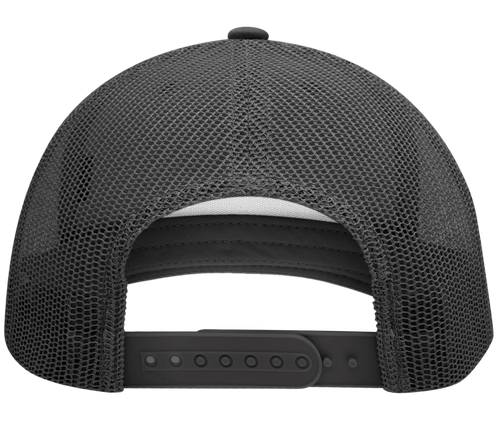 Decky 6021 Blank Trucker Baseball Cap (Black)