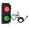 4 Inch Diameter Lens LED Stop & Go Loading Dock Traffic Light - 3 Way Switch, Power Cord (Plug And Play)