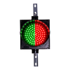 8 Inch Diameter 2-in-1 Lens LED Stop-Go Loading Dock Traffic Light, 2 Color, 110/220VAC (Ready to Wire)