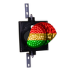 8 Inch Diameter 3-in-1 Lens LED Stop-Go Loading Dock Traffic Light, 3 Color, 110/220VAC (Ready to Wire) 