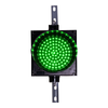 8 Inch Diameter 3-in-1 Lens LED Stop-Go Loading Dock Traffic Light, 3 Color, 110/220VAC (Ready to Wire) 