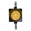 8 Inch Diameter 3-in-1 Lens LED Stop-Go Loading Dock Traffic Light, 3 Color, 12/24DC (Ready to Wire)