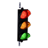 8 Inch Diameter Lens LED Traffic Light Signal, 3 Color, 110/220VAC (Ready To Wire)