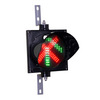 8 Inch Diameter LED Traffic Light Signal 2 IN 1 RED X /GREEN ARROW, 110/220VAC (Ready to Wire)