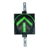 8 Inch Diameter LED Traffic Light Signal 2 IN 1 RED X /GREEN ARROW, 110/220VAC (Ready to Wire)