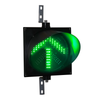 12 Inch Diameter Traffic Light Signal 2 IN 1 RED X /GREEN ARROW, 110/220VAC (Ready to Wire)