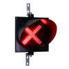 12 Inch Diameter 2 IN 1 LED Traffic Light RED X /GREEN ARROW, 12/24VDC (Ready to Wire)